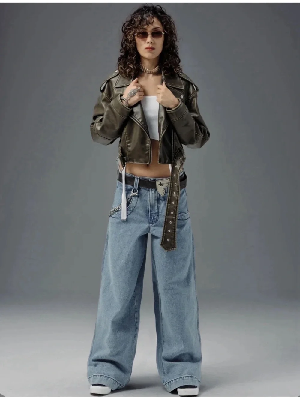 NWT JNCO Twin Cannon 101 Colossal 30 X 30 Women In Antique E